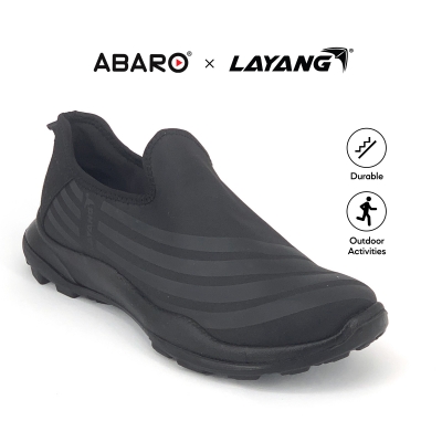 Men Running Sport Shoes Water Resistant SPA760R3W Black